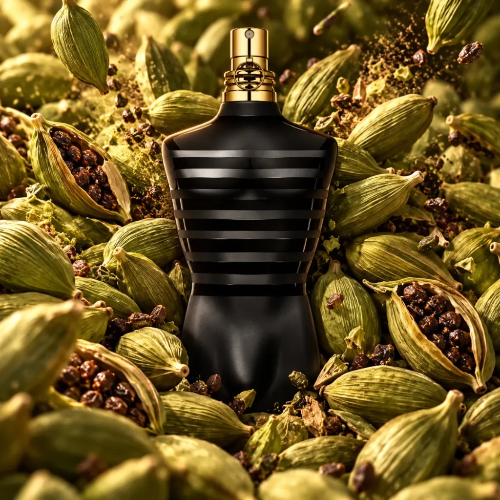 عطور الهيل - حبوب الهيل وعطر مستوحى من جان بول غوتييه لو ميل لو بارفان | V PERFUMES JO