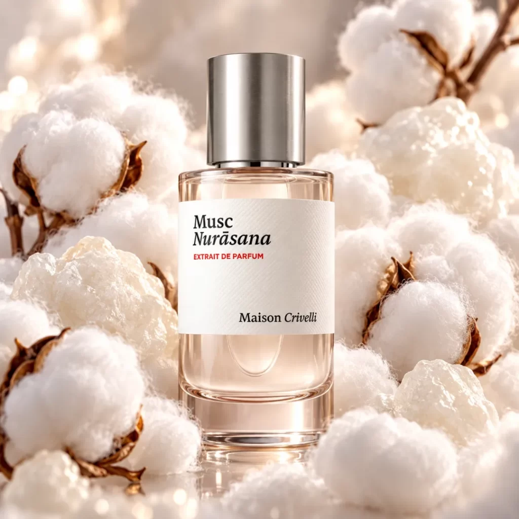 عطور المسك - القطن والمسك الأبيض وعطر مستوحى من ميزون كريفيل مسك نوراسانا | V PERFUMES JO