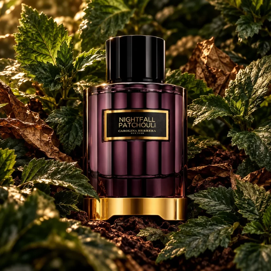عطور الباتشولي - أوراق الباتشولي وعطر مستوحى من كارولينا هيريرا نايتفول باتشولي | V PERFUMES JO